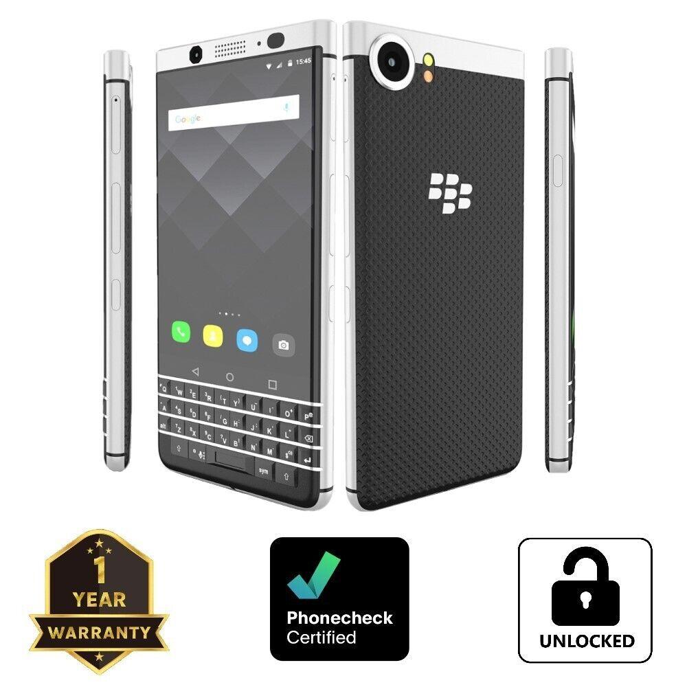 BlackBerry KeyOne - 32GB - Silver (Unlocked) BBB100-1 QWERTY Smartphone Refurbished - Triveni World