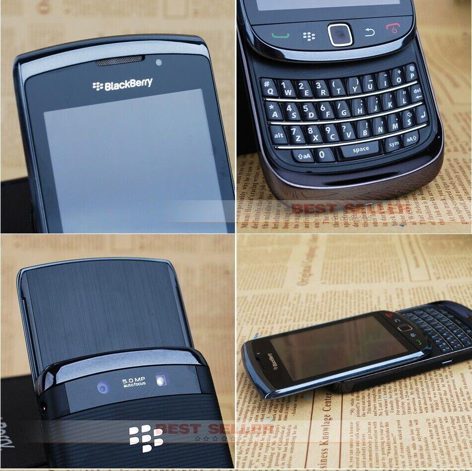 BLACKBERRY Torch 9800 (Unlocked) Slider 3G 5MP 4GB GSM QWERTY Smartphone Refurbished - Triveni World