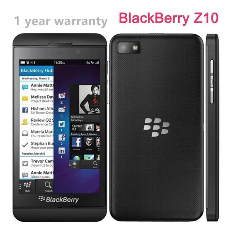 BlackBerry Z10 16GB BlackBerryOS 3G 4G LTE Unlocked Touch Smartphon Refurbished - Triveni World