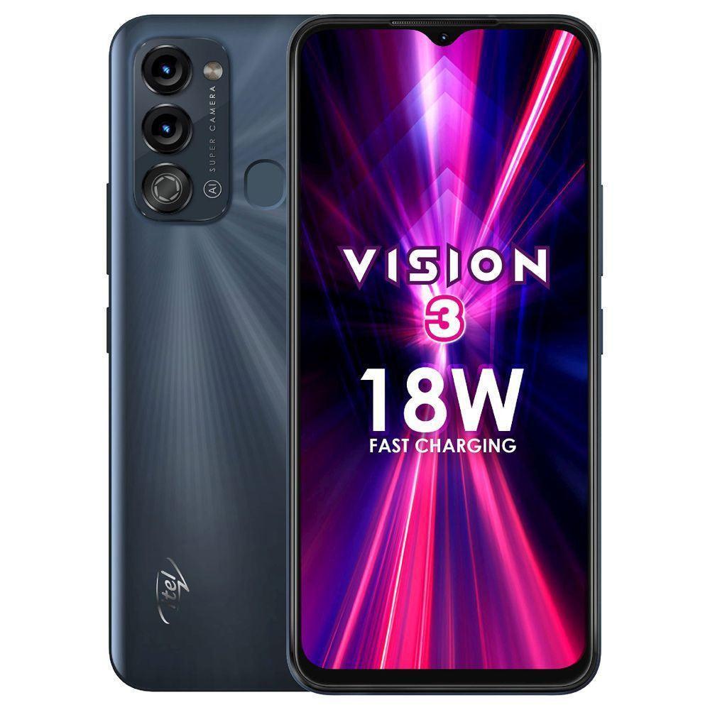 Buy ITel Version 3 Turbo Deep Ocean Black 3GB 64GB - Triveni World