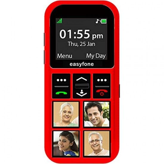 senior world Easyfone Star - Safety Device Cum Phone for Kids with SOS, GPS Tracking, Discreet Listening, Photo Dial, No Internet - Triveni World