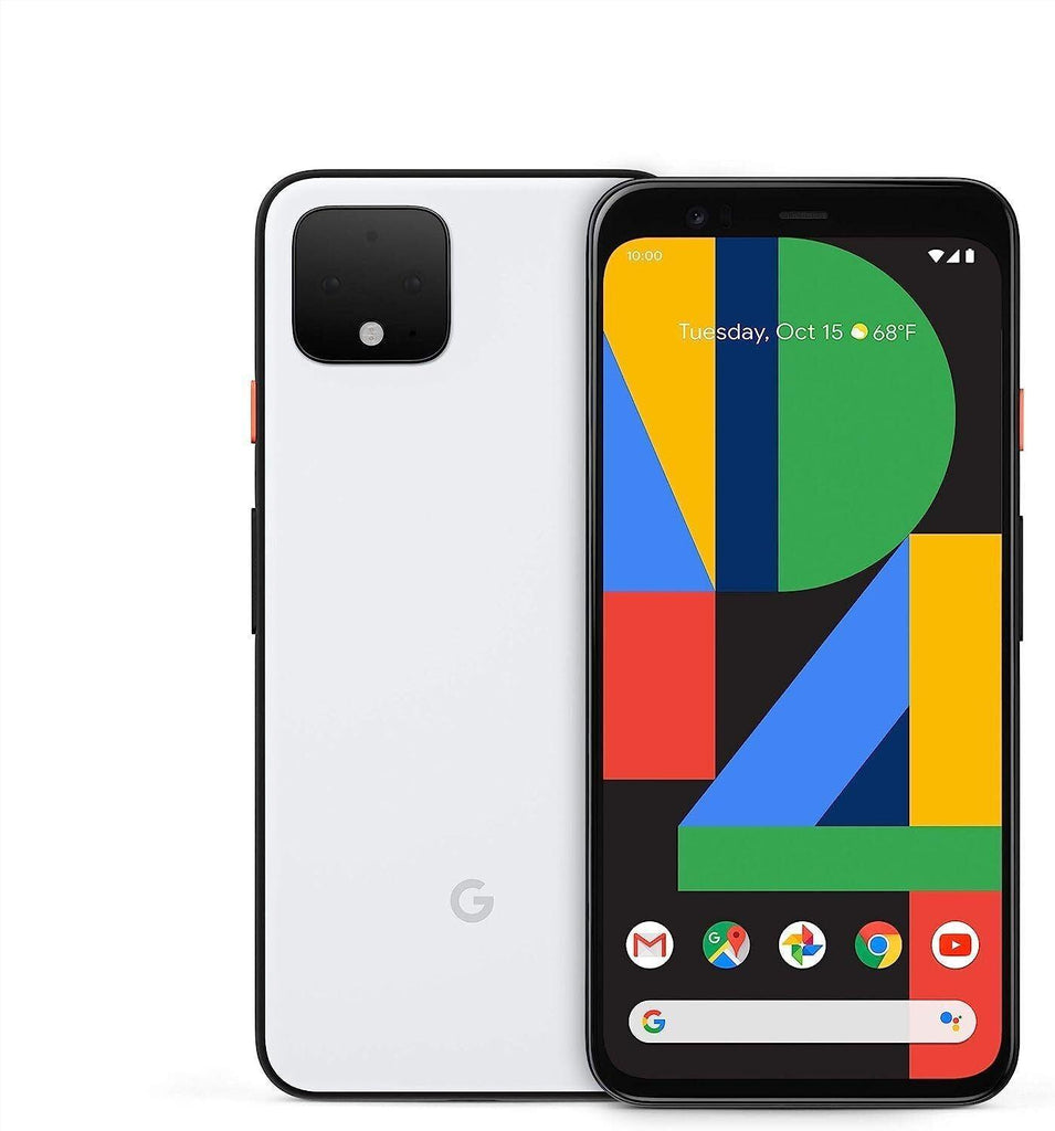 Google Pixel 4 64GB G020I Black White Orange Unlocked - Refurbished - Triveni World