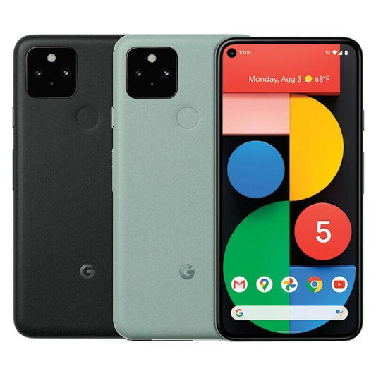 Google Pixel 5 - 128GB GD1YQ - Black and Green - Refurbished - Triveni World