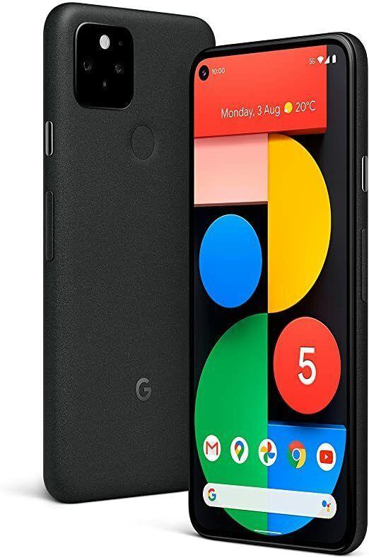 Google Pixel 5 5G 6" 8 RAM 128GB Black IP68 Refurbished - Triveni World