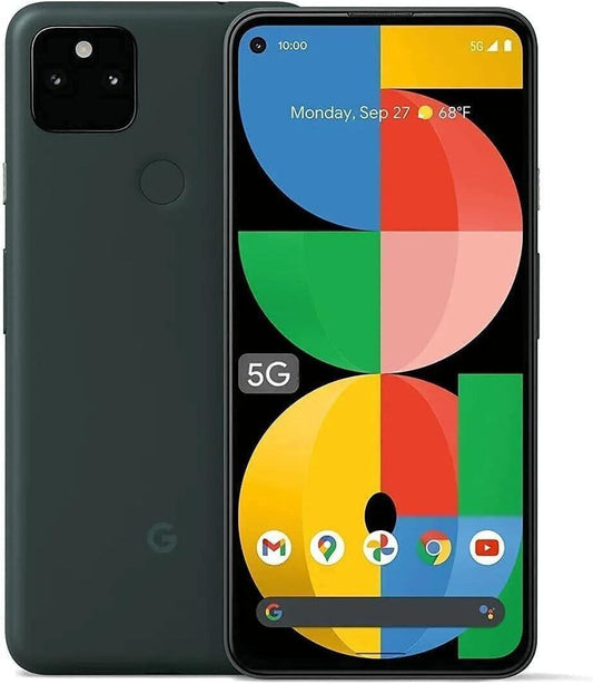 Google Pixel 5a 5G 128GB Factory Unlocked (Mostly Black) - Refurbished - Triveni World