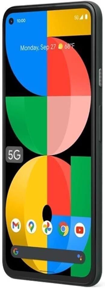 Google Pixel 5a 5G 128GB Factory Unlocked (Mostly Black) - Refurbished - Triveni World