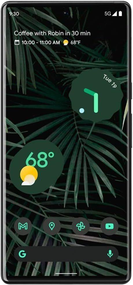 Google Pixel 6 Pro G8V0U Unlocked 256GB Black Refurbished - Triveni World