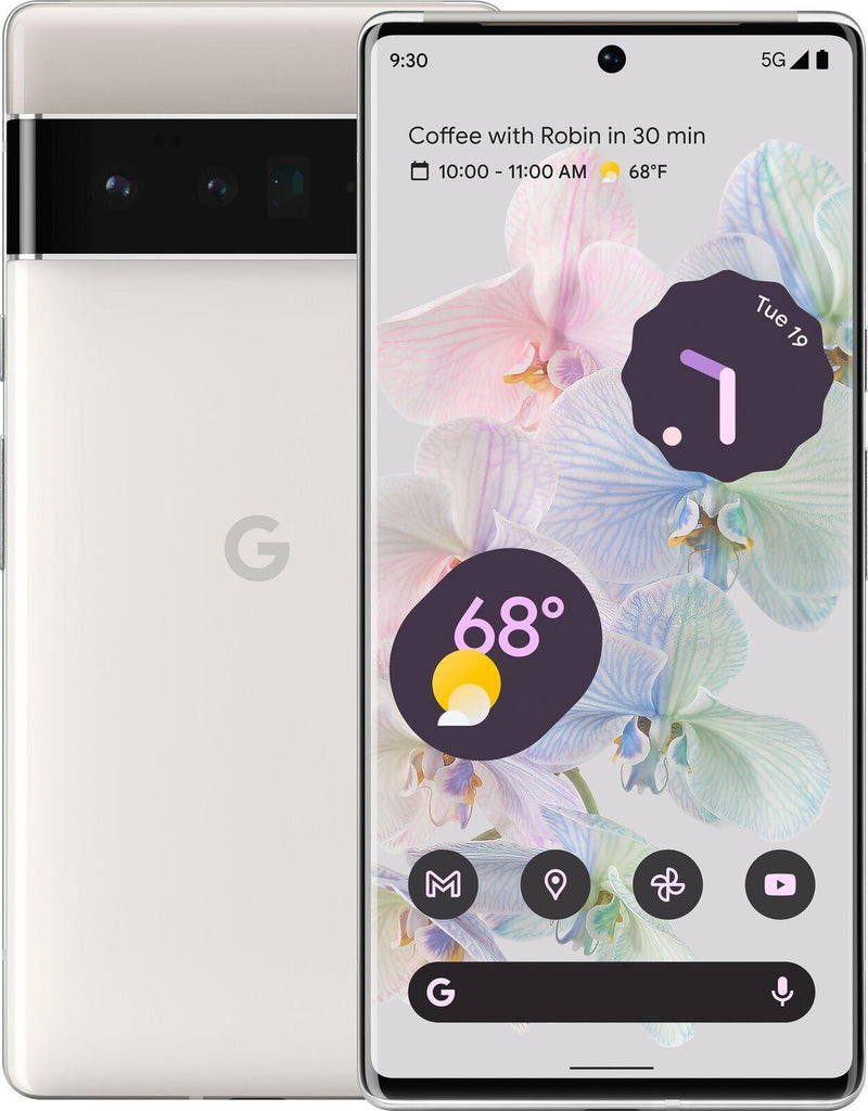 Google Pixel 6 Pro G8V0U Unlocked 256GB Slv Refurbished - Triveni World