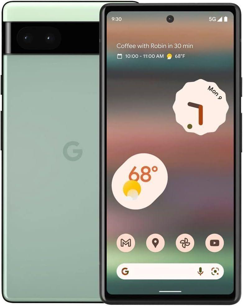 Google Pixel 6a GX7AS - 128GB Sage Green 6.1'' Refurbished - Triveni World