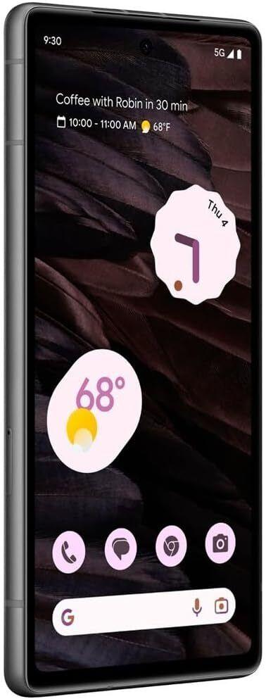 Google Unlocked 6.1"Google Pixel 7a 128GB Charcoal Android Smartphone Refurbished - Triveni World