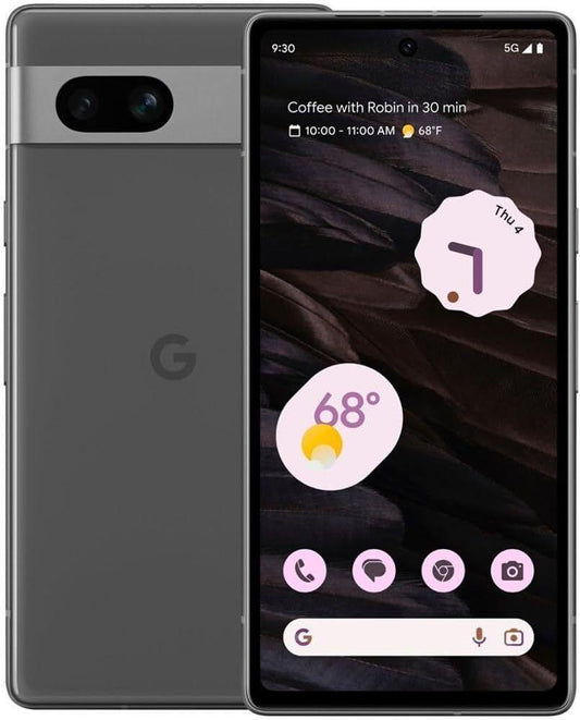 Google Pixel 7a Charcoal 128GB Android Smartphone Refurbished - Triveni World