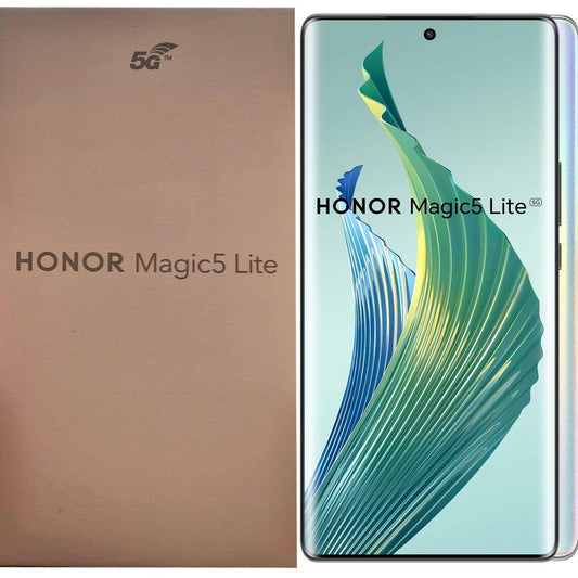 Honor Magic5 Lite 5G Titanium Silver 256GB + 8GB Dual-Sim Unlocked GSM Refurbished - Triveni World