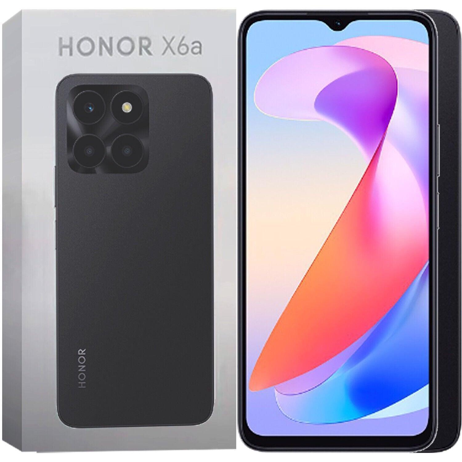 Honor X6a 4G Midnight Black 128GB + 4GB Dual-SIM Factory Unlocked GSM Refurbished - Triveni World