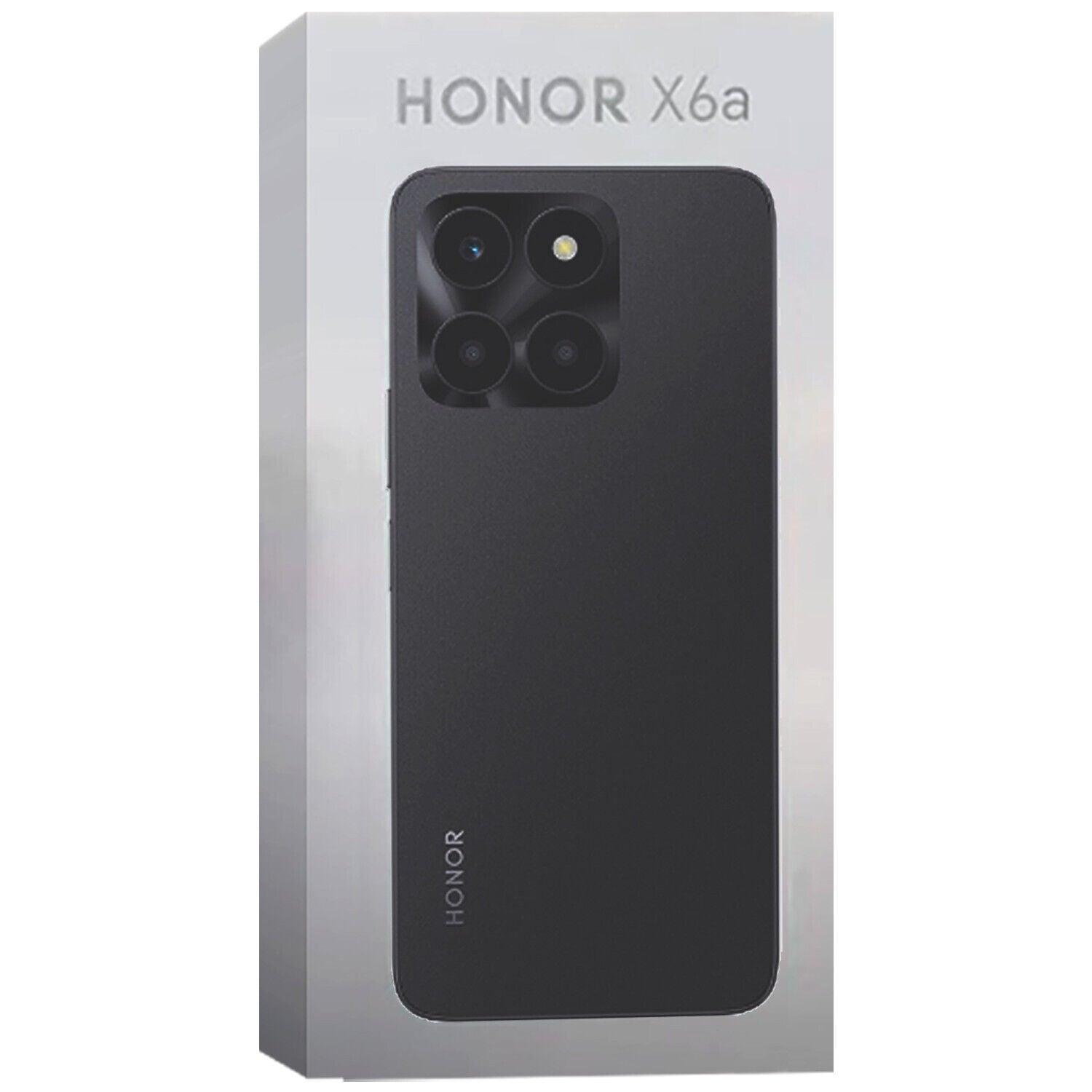 Honor X6a 4G Midnight Black 128GB + 4GB Dual-SIM Factory Unlocked GSM Refurbished - Triveni World