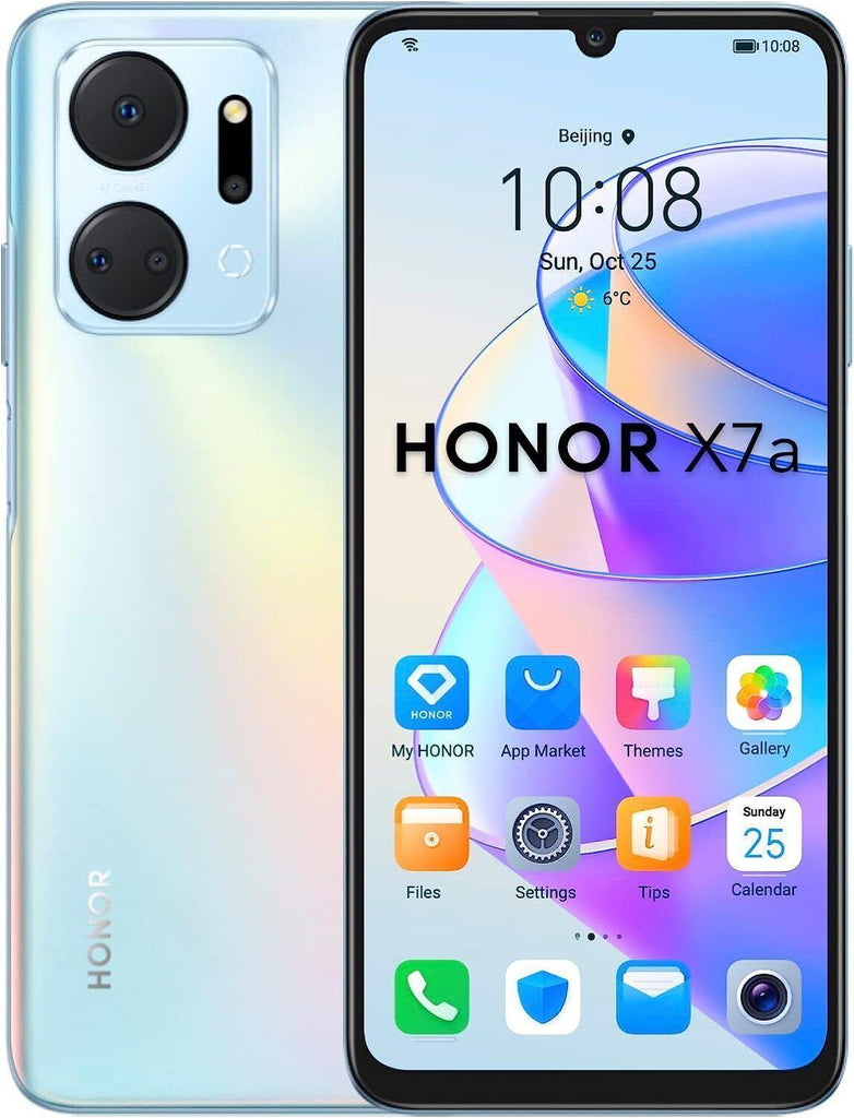 Honor X7a 50MP Camera 6.75" TFT LCD Display Dual SIM Android 4G LTE Smartphone Refurbished - Triveni World