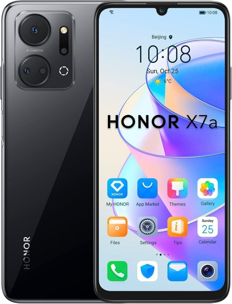 Honor X7a 50MP Camera 6.75" TFT LCD Display Dual SIM Android 4G LTE Smartphone Refurbished - Triveni World