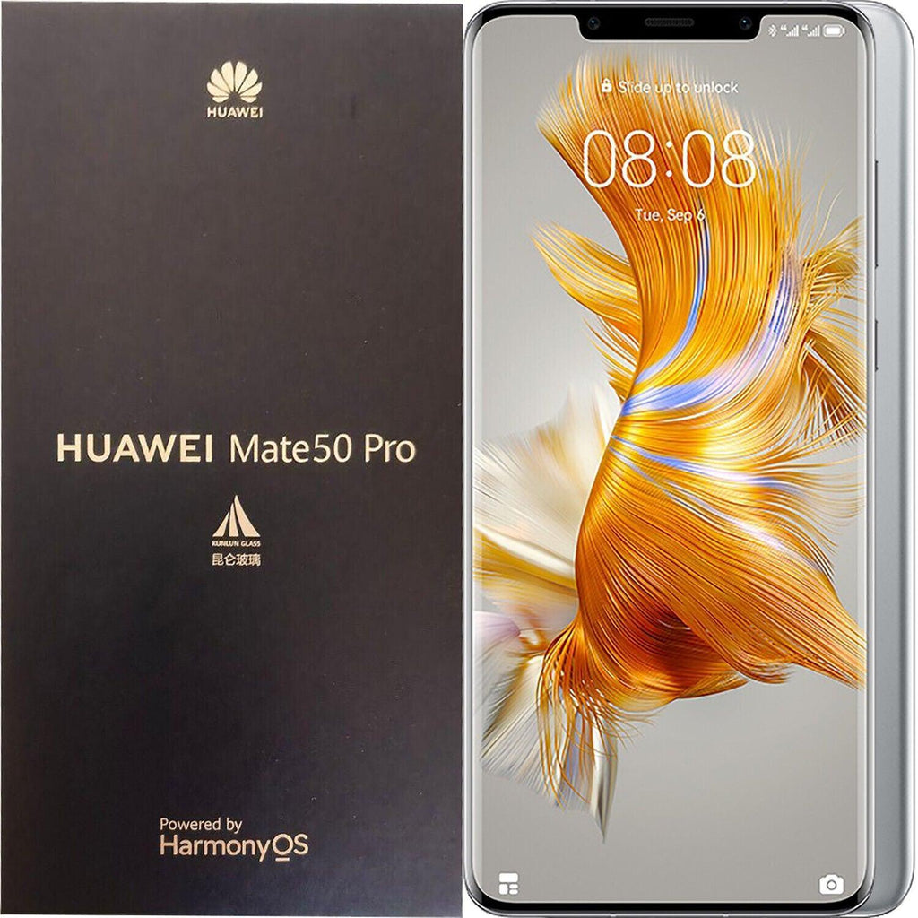 Huawei Mate 50 Pro 4G Silver 256GB + 8GB Dual-SIM Refurbished - Triveni World