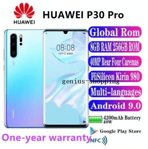 HUAWEI P30 PRO VOG-L04/L29 128GB 256GB 4G Android Refurbished - Triveni World