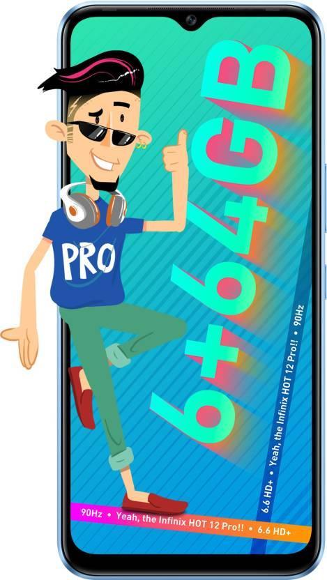 Infinix Hot 12 Pro (Electric Blue, 64 GB)  (6 GB RAM) Refurbished - Triveni World