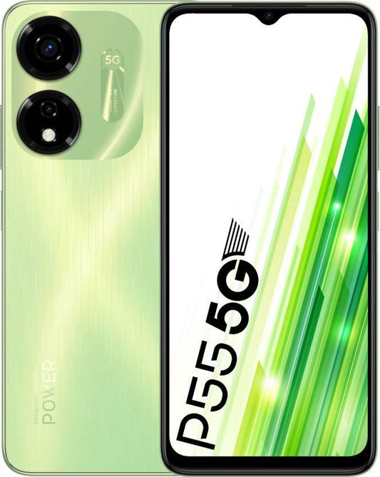 itel P55 5G |50MP Dual Rear Camera|5000mAh Battery|Expandable Upto 1 TB (Mint Green, 64 GB)  (4 GB RAM) - Triveni World