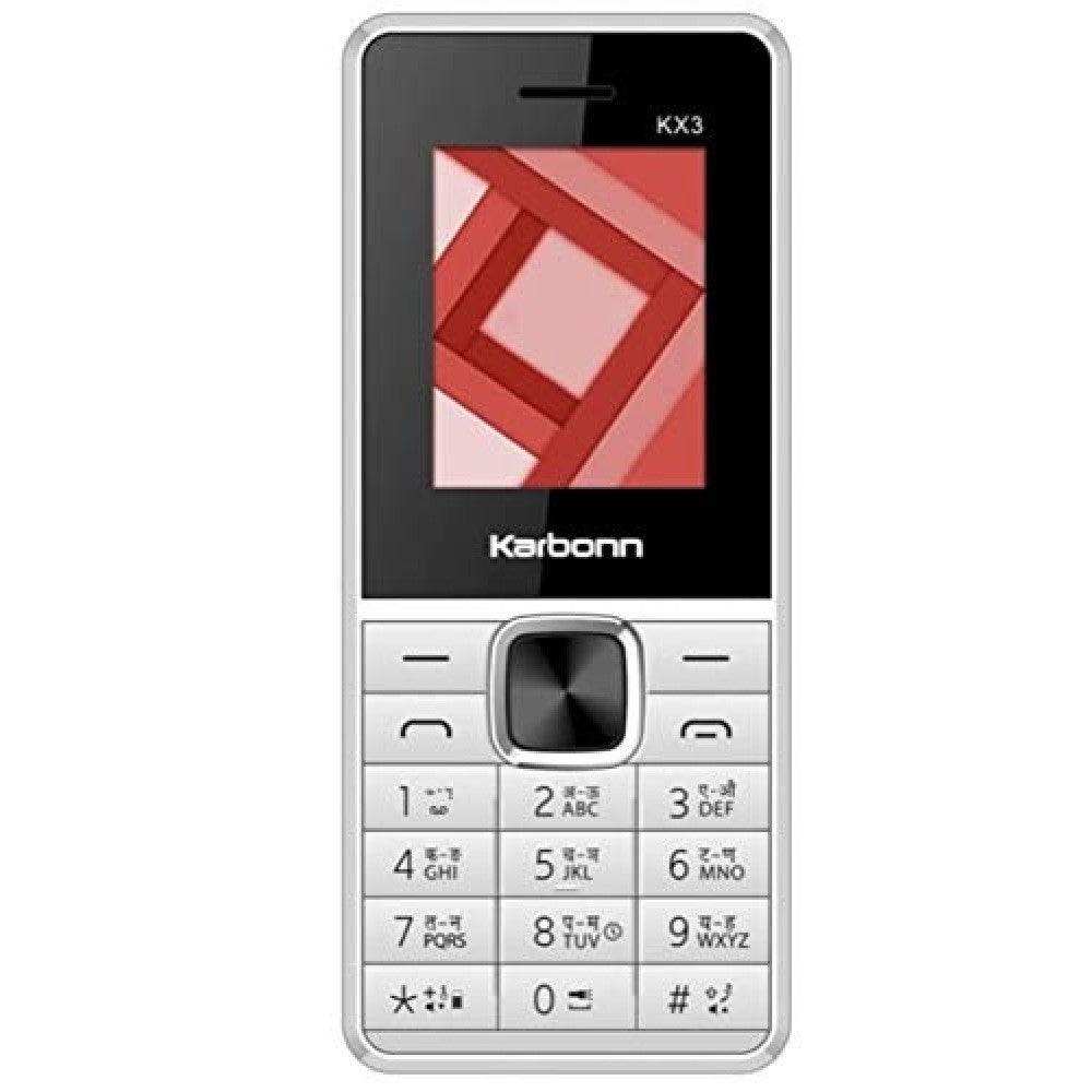 Karbonn KX3 White-Grey (Seal Pack) - Triveni World