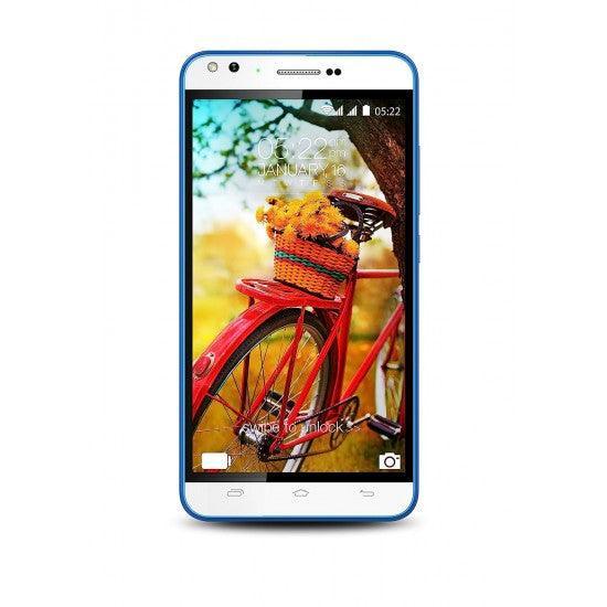 Karbonn Titanium Machfive (White-Blue) - Triveni World