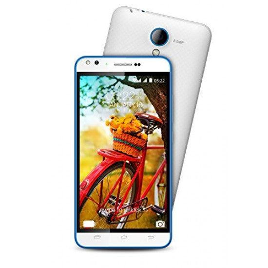 Karbonn Titanium Machfive (White-Blue) - Triveni World