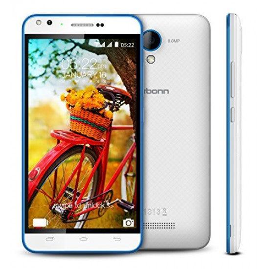 Karbonn Titanium Machfive (White-Blue) - Triveni World