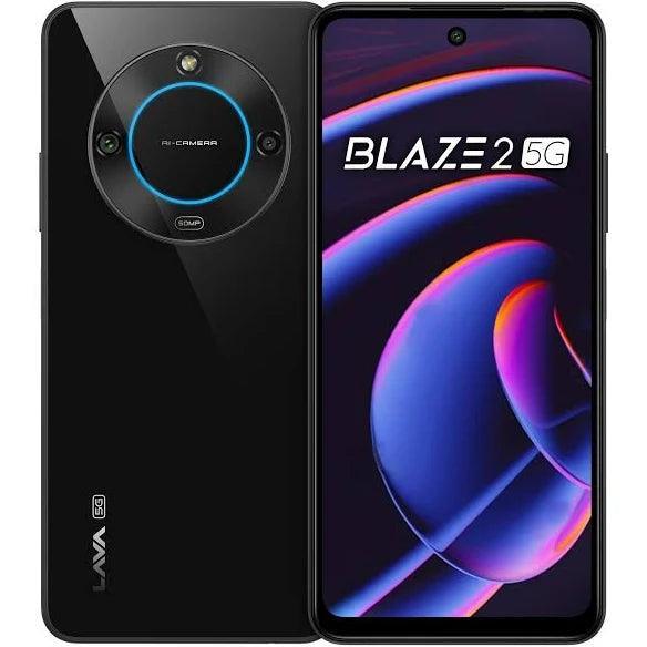 Lava Blaze 2 5G 128 GB (Glass Black, 6 GB RAM) - Triveni World