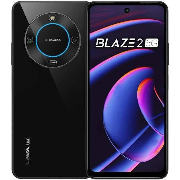 Lava Blaze 2 5G (Glass Black, 4GB RAM, 64GB Storage) - Triveni World