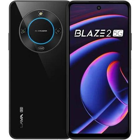 Lava Blaze 2 5G (Glass Black, 4GB RAM, 64GB Storage) - Triveni World