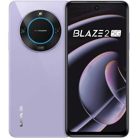 Lava Blaze 2 5G (Glass Lavender, 4GB RAM, 64GB Storage) - Triveni World