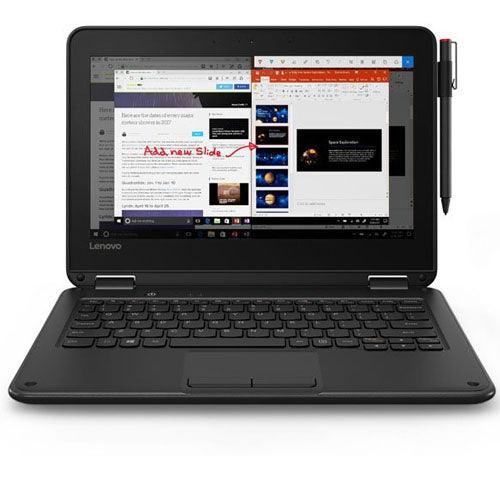 Lenovo 300e 11.6-Inch 2 in 1 Laptop 128GBSSD,4GB Ram - Triveni World