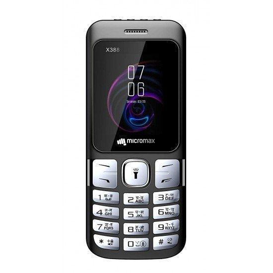 Micromax Dual Sim X388, Black Refurbished - Triveni World