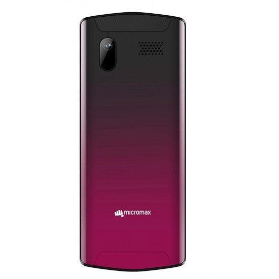 Micromax Dual SIM X816, Black and Maroon - Triveni World