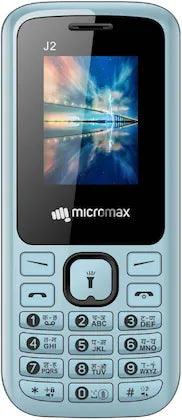 Micromax J2, Dual SIM, Light Blue, Feature Phone Refurbished - Triveni World