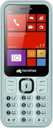 Micromax J22  (Ocean Green) Refurbished - Triveni World