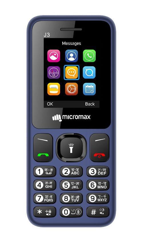 Micromax J3 (Blue) Refurbished - Triveni World