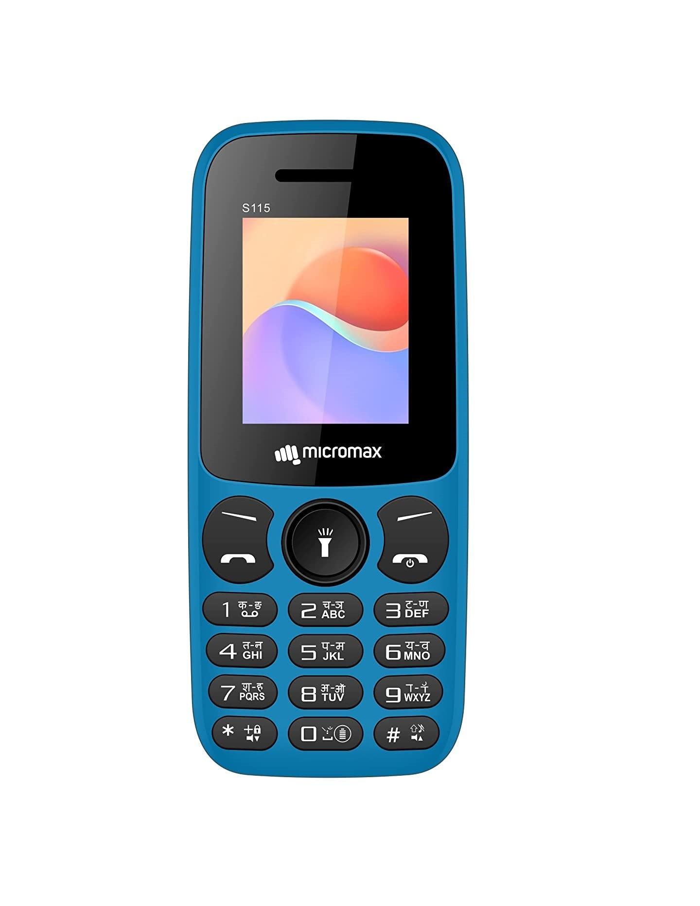 Micromax S115 Teal Blue - Refurbished - Triveni World