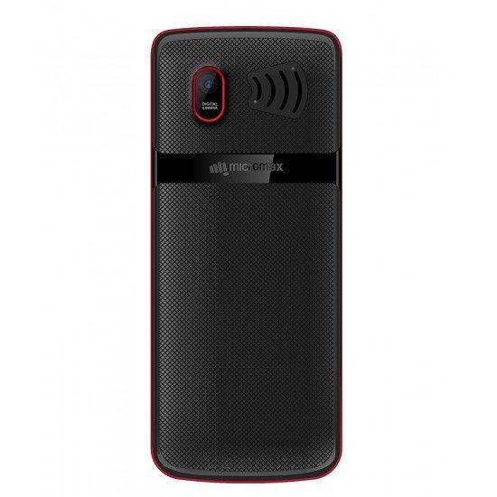 Micromax X380 2400 mAh, BT Calling, Screen Capture Black and Red - Triveni World