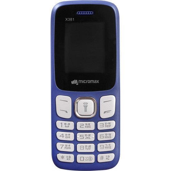 Micromax X381 1.77 inch Phone Blue - Triveni World