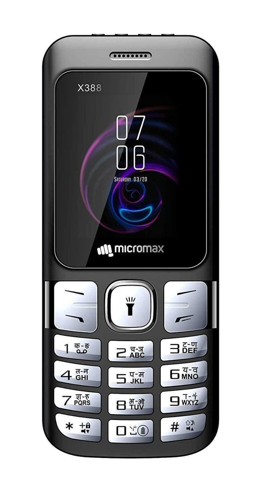 Micromax X388 Black Refurbished - Triveni World