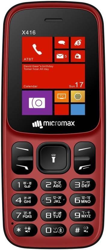 Micromax X416  (Red) Refurbished - Triveni World