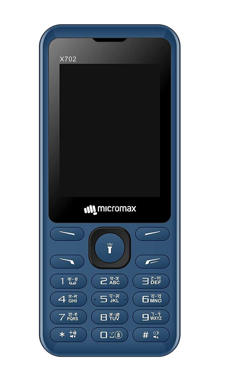 Micromax X702 (Blue) 1000 mAh Battery with Power Saving Mode Refurbished - Triveni World