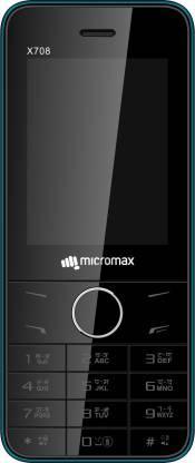 Micromax X708  (Black+Blue) Refurbished - Triveni World