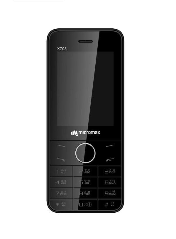 Micromax X708 Black+Grey - Refurbished - Triveni World