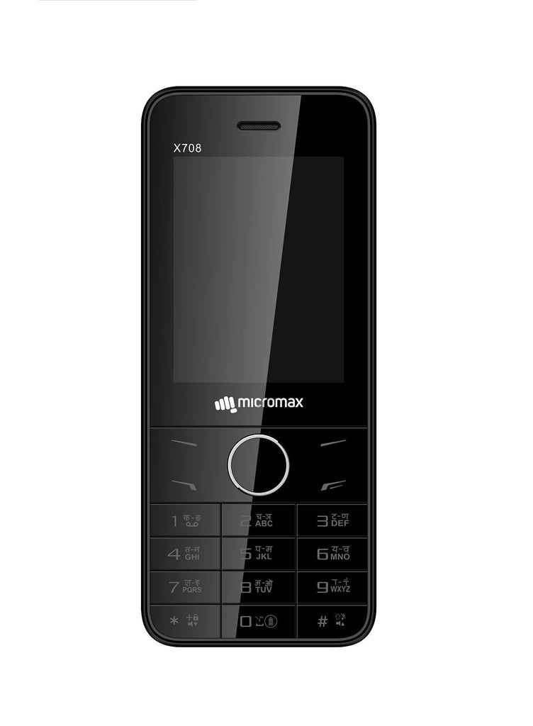 Micromax X708 Black+Grey - Refurbished - Triveni World