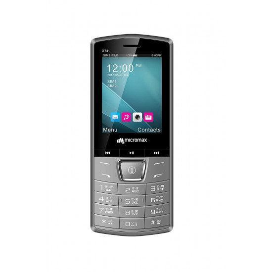 Micromax X741 (Grey Ultra Bright LED Light, 1750mAh) Refurbished - Triveni World