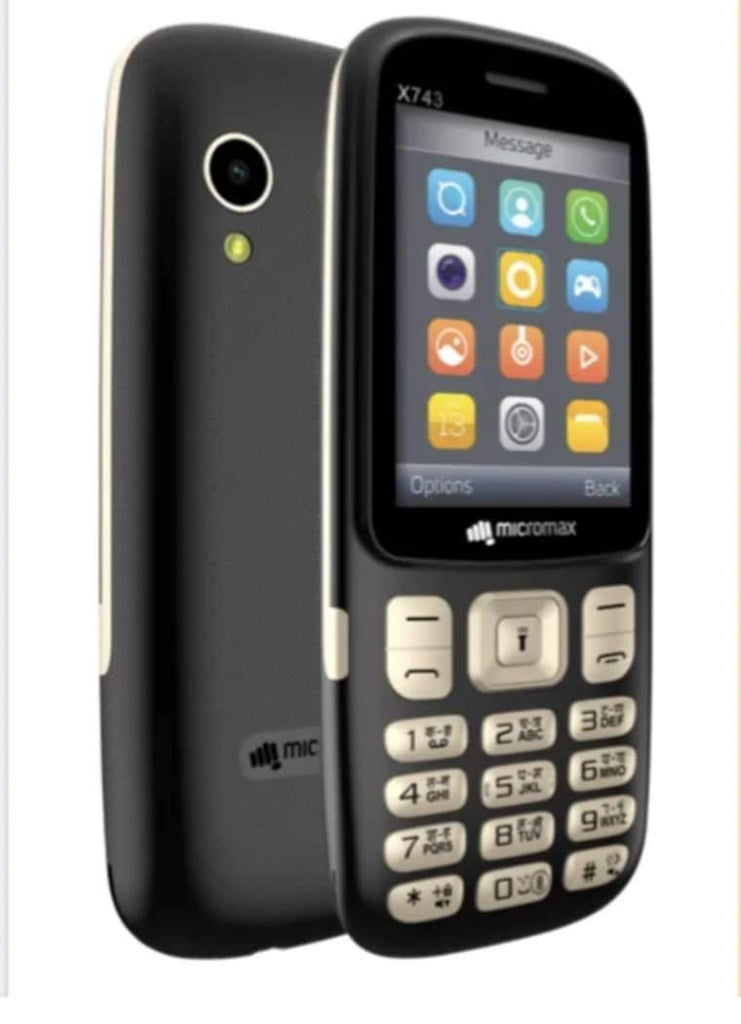 Micromax X743 Black Refurbished - Triveni World