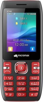 Micromax X746  (Black&Red) Refurbished - Triveni World